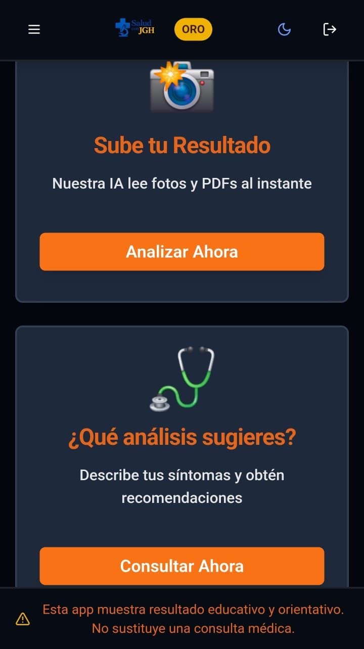 Captura: Orientación sobre síntomas